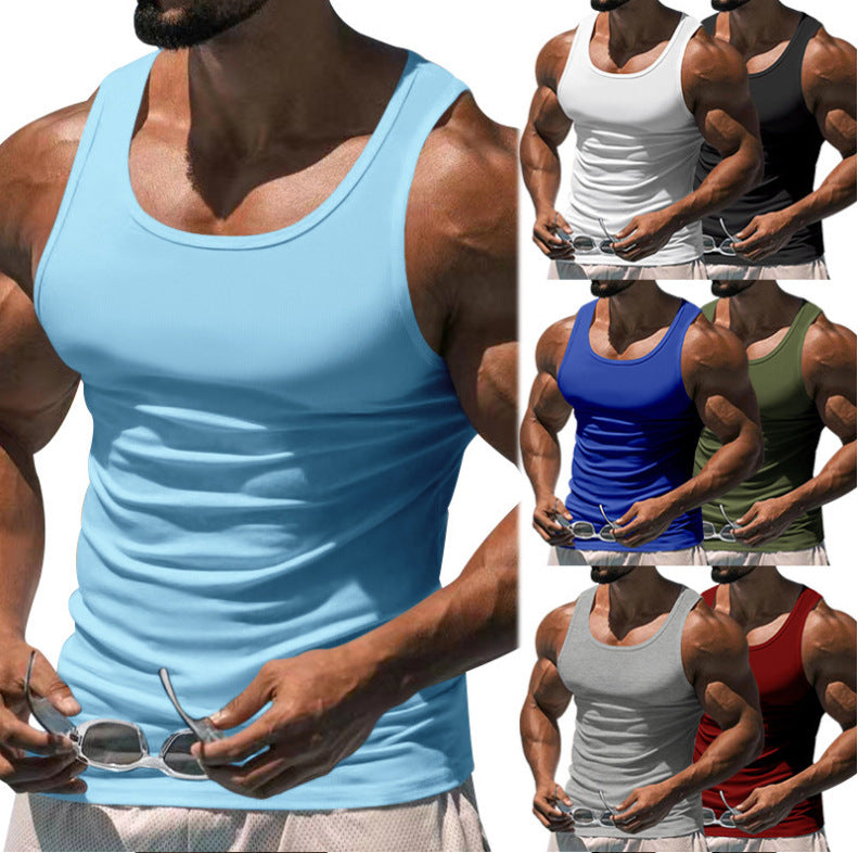 Hommes Débardeur de sport respirant à coupe ajustée Chic und Stil