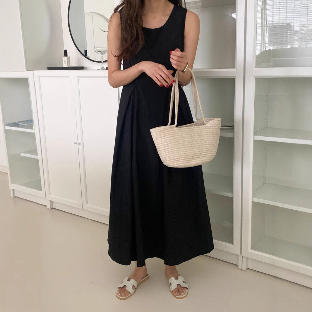 Robe maxi A-ligne classique pour femmes Chic und Stil