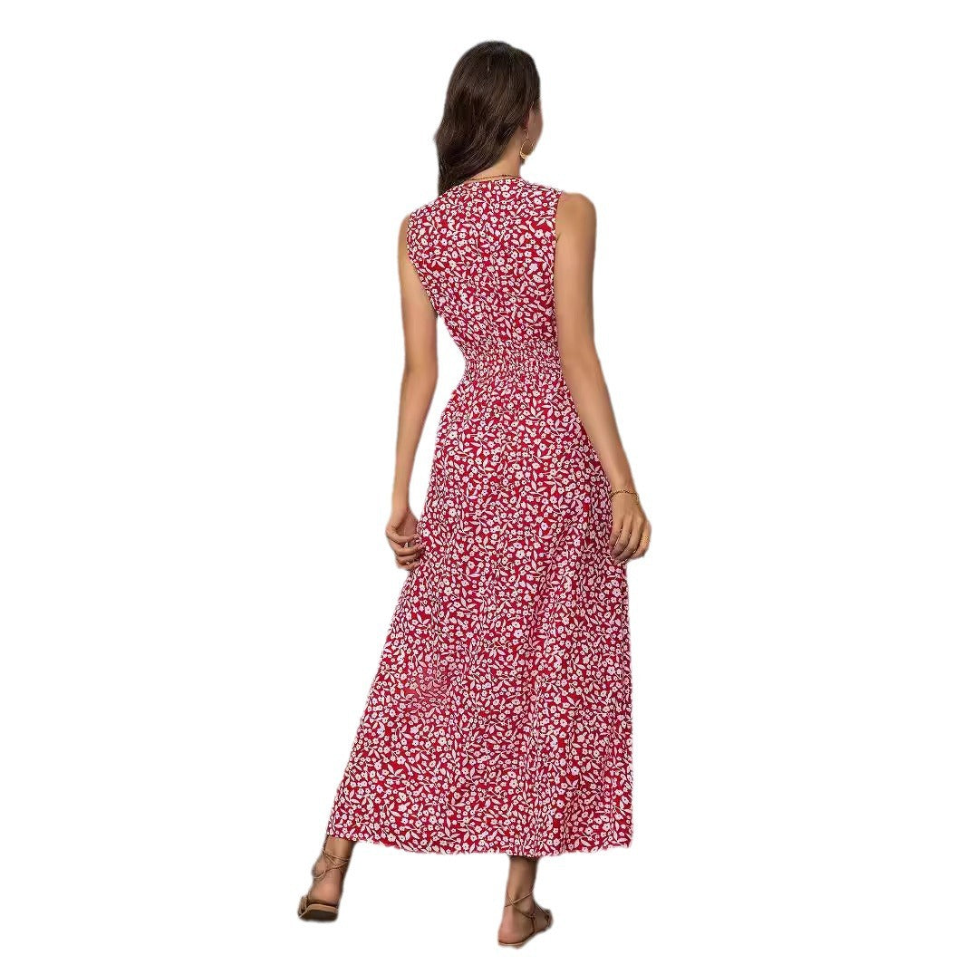 Robe maxi à fleurs pour femmes Chic und Stil 1751507311