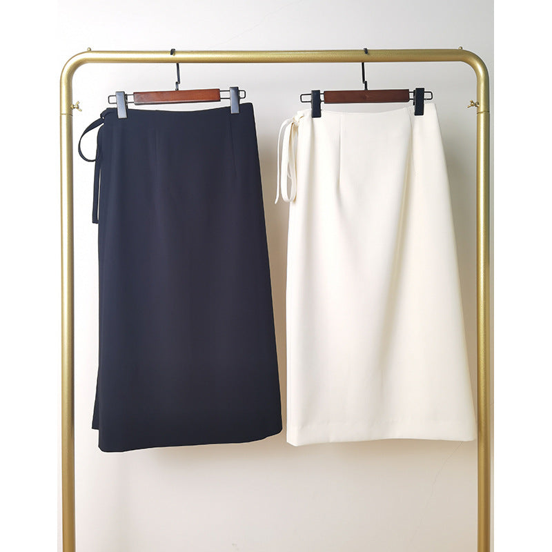 Pantalons larges taille haute pour femmes avec détail de nœud élégant Chic und Stil