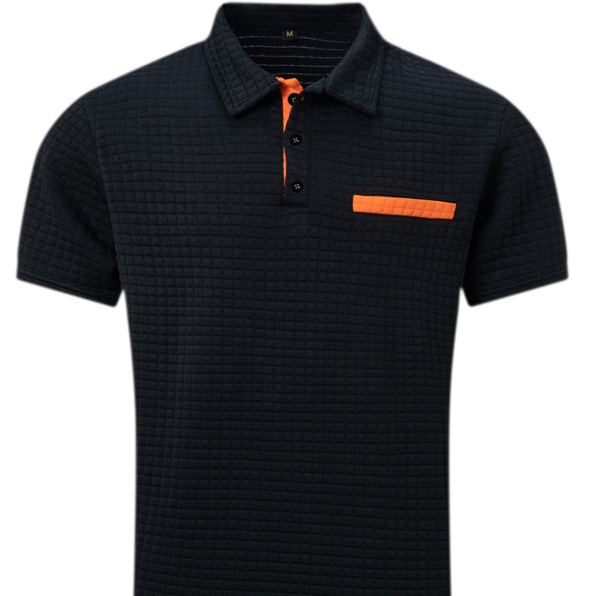 Polo homme en coton structuré à manches courtes avec design moderne Chic und Stil