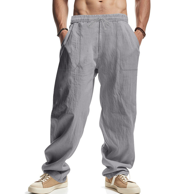 Pantalon de loisir léger pour hommes avec poches latérales pratiques Chic und Stil