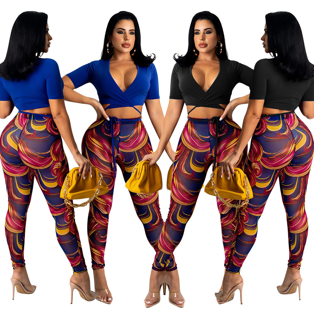 Leggings Fashion Hauts pour Femmes Chic und Stil