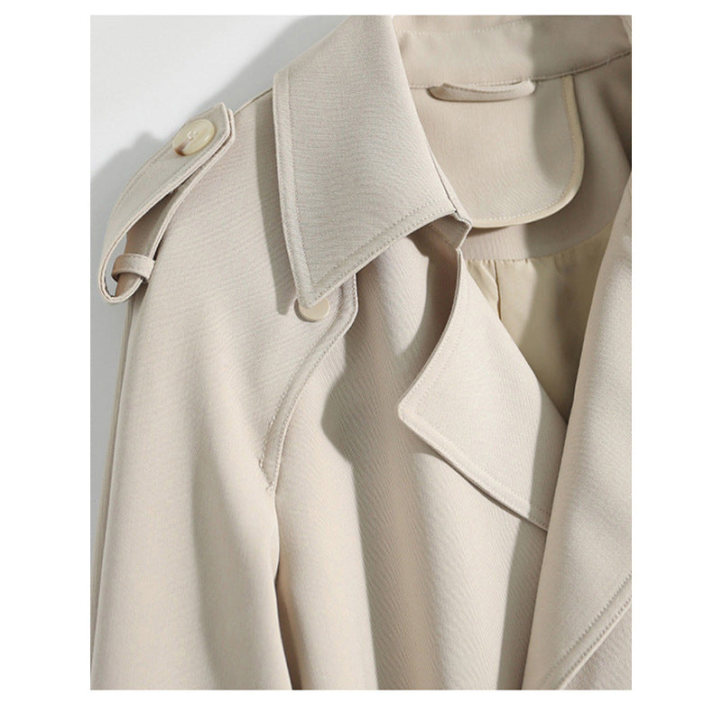 Manteau de pluie utilitaire à double boutonnage pour femmes Chic und Stil 1750846455