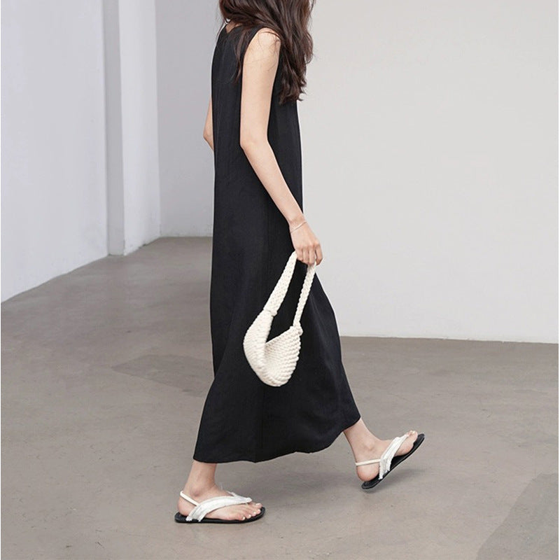 Robe maxi sans manches pour femmes Chic und Stil