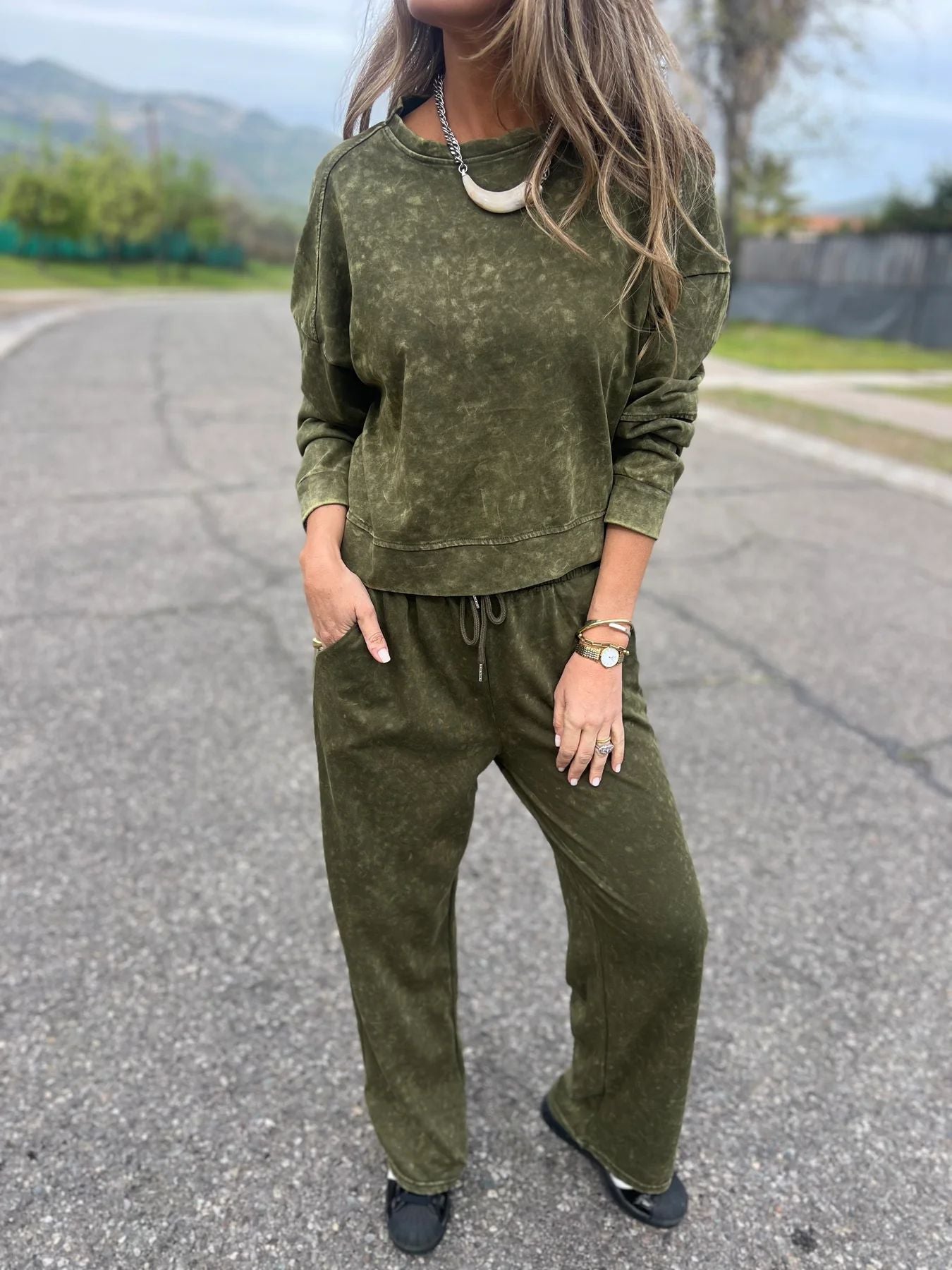 Dames Ensemble de jogging de haute qualité et confortable Chic und Stil