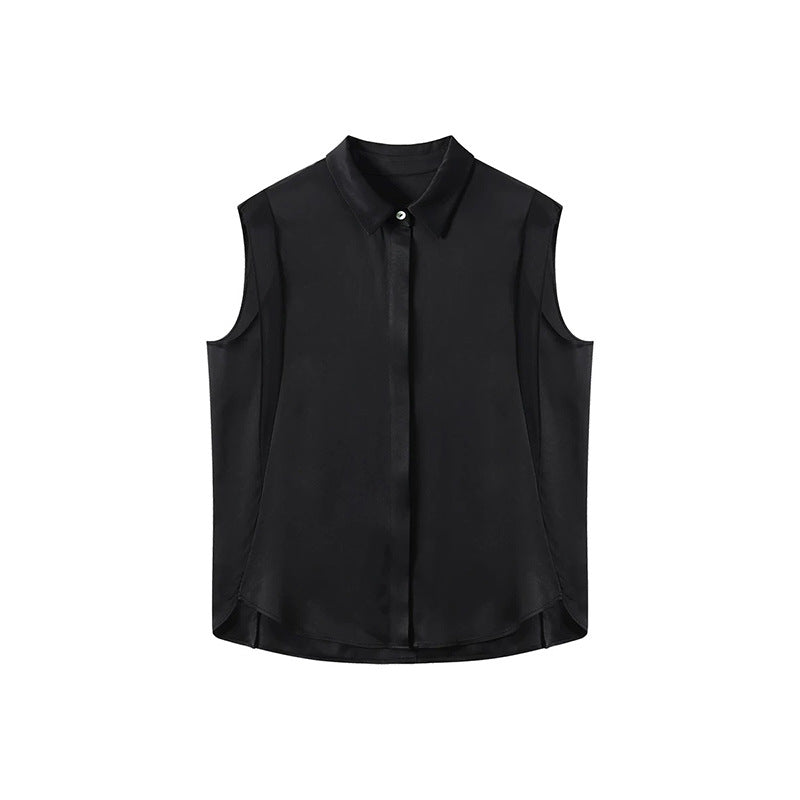 Blouse sans manches transparente Chic und Stil pour femmes