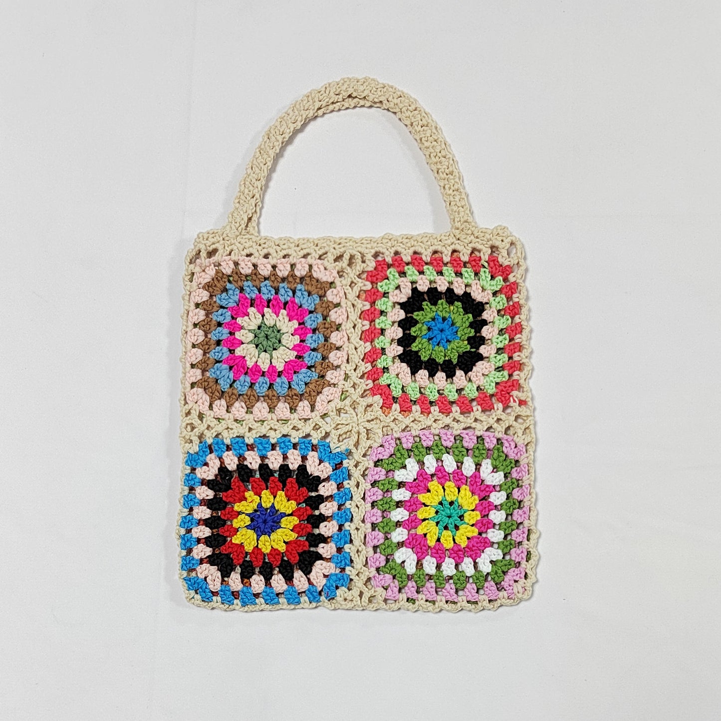 Sac fourre-tout en crochet fait à la main pour femmes Chic und Stil