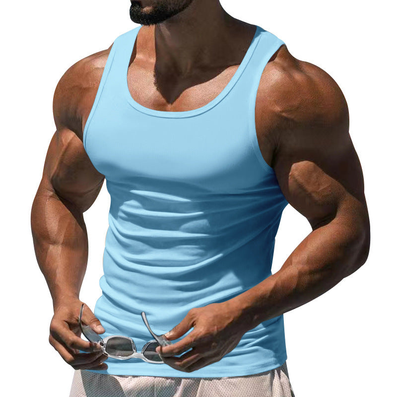 Hommes Débardeur de sport respirant à coupe ajustée Chic und Stil