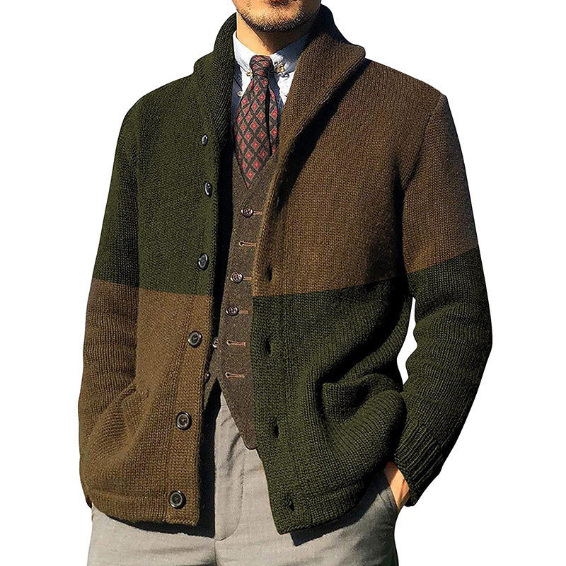 Veste élégante pour hommes avec col montant et détails en bouton Chic und Stil