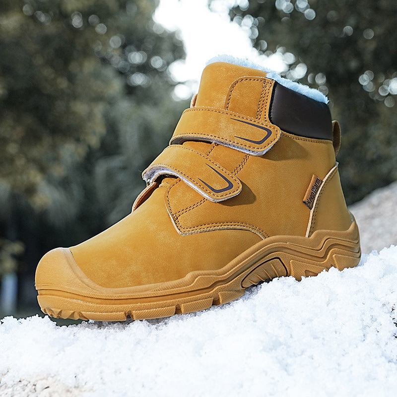 Bottes d'hiver isolées pour femmes avec fermeture Velcro pratique Chic und Stil