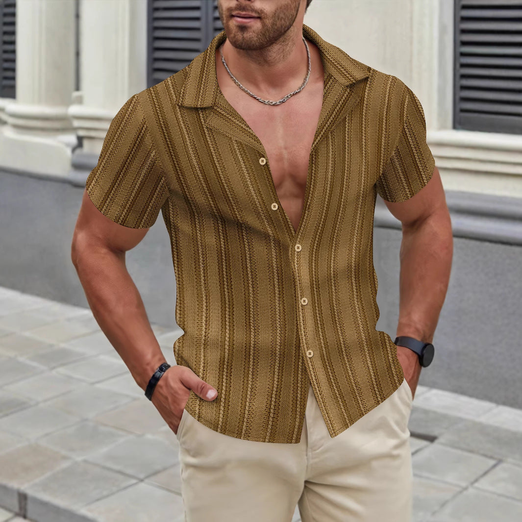 Chemise courte à manches courtes Premium Homme Chic und Stil