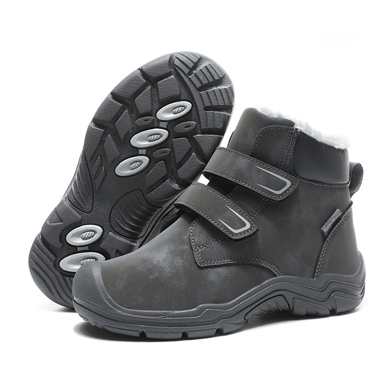 Bottes d'hiver isolées pour femmes avec fermeture Velcro pratique Chic und Stil