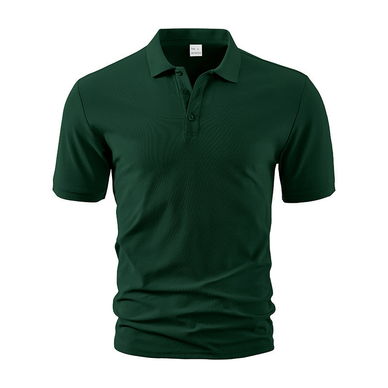 Polo pour hommes en matériau fonctionnel respirant avec une coupe moderne Chic und Stil