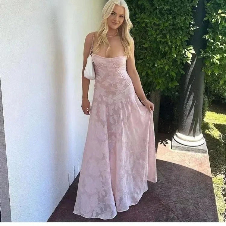 Dames Fleurs Dentelle Robe de Soir Chic und Stil
