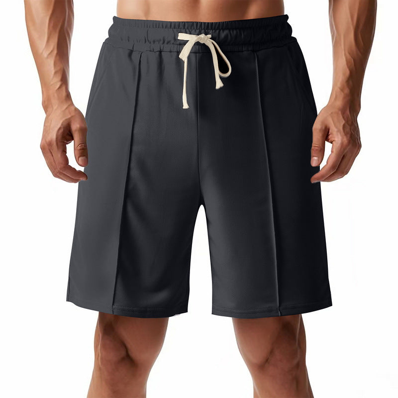 Shorts de sport confortables pour hommes avec taille élastique et poches latérales pratiques Chic und Stil
