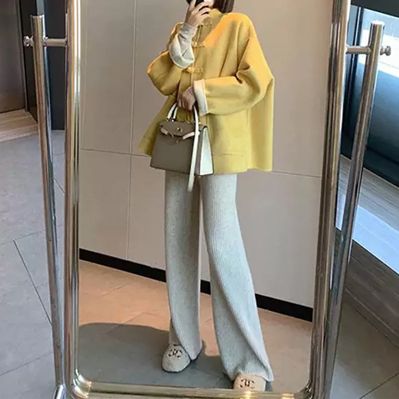 Veste en cape élégante pour femmes avec fermeture à bouton Chic und Stil
