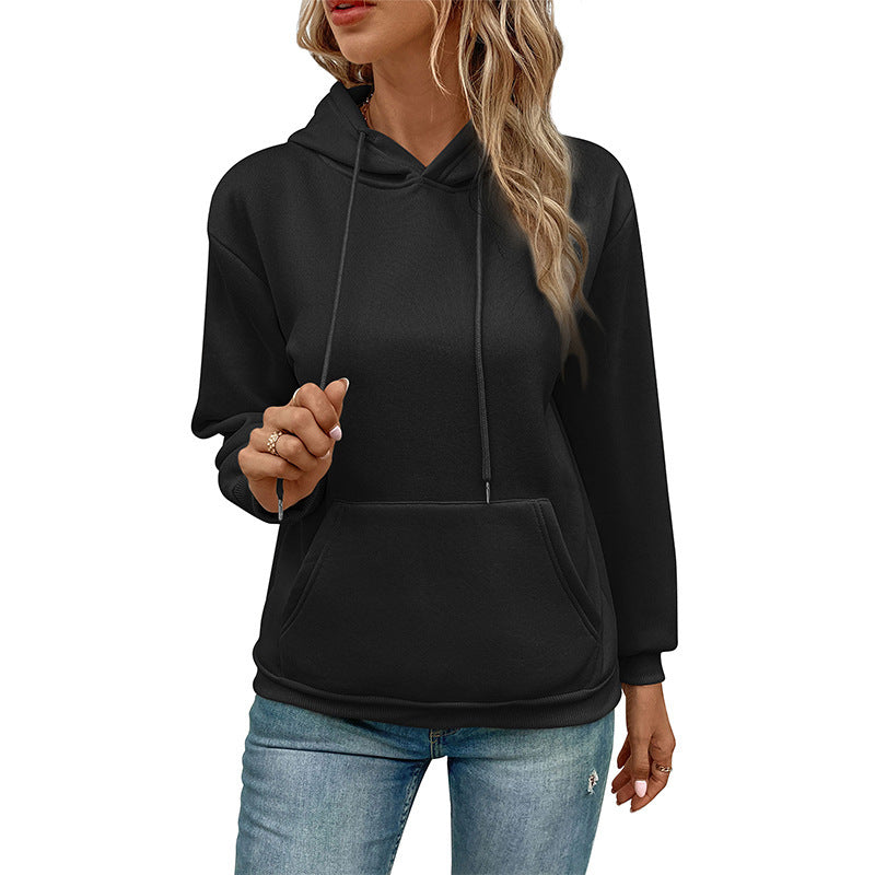 Pull de sweat à capuche décontracté pour femmes avec poches profondes et coupe confortable Chic und Stil