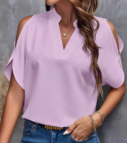 Dames Blouse Épaules Nues Chic und Stil