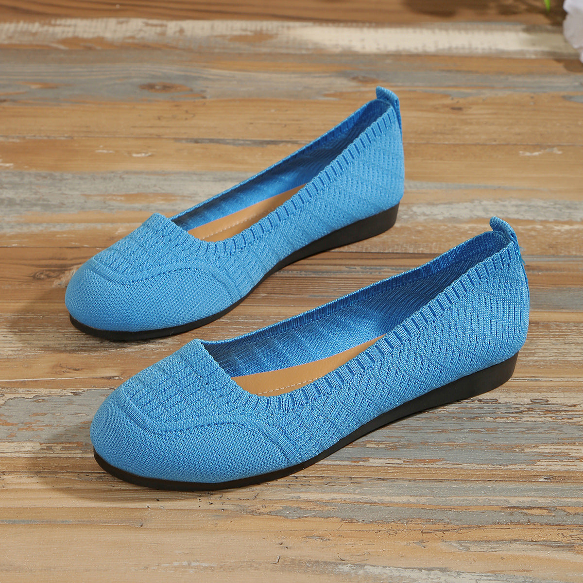 Dames Ballerines en tricot légères Chic und Stil