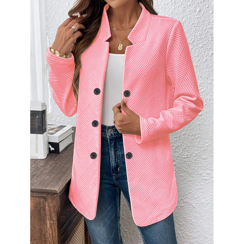 Blazer classique pour femmes avec un design structuré et des détails de bouton modernes Chic und Stil