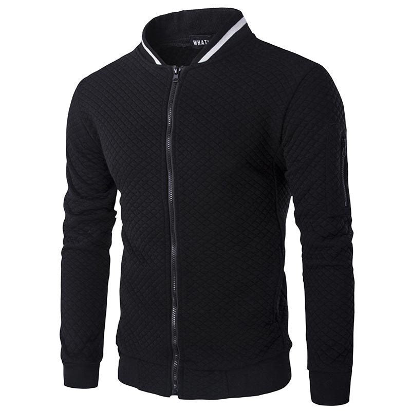 Veste matelassée élégante pour homme avec fermeture éclair intégrale et design structuré Chic und Stil