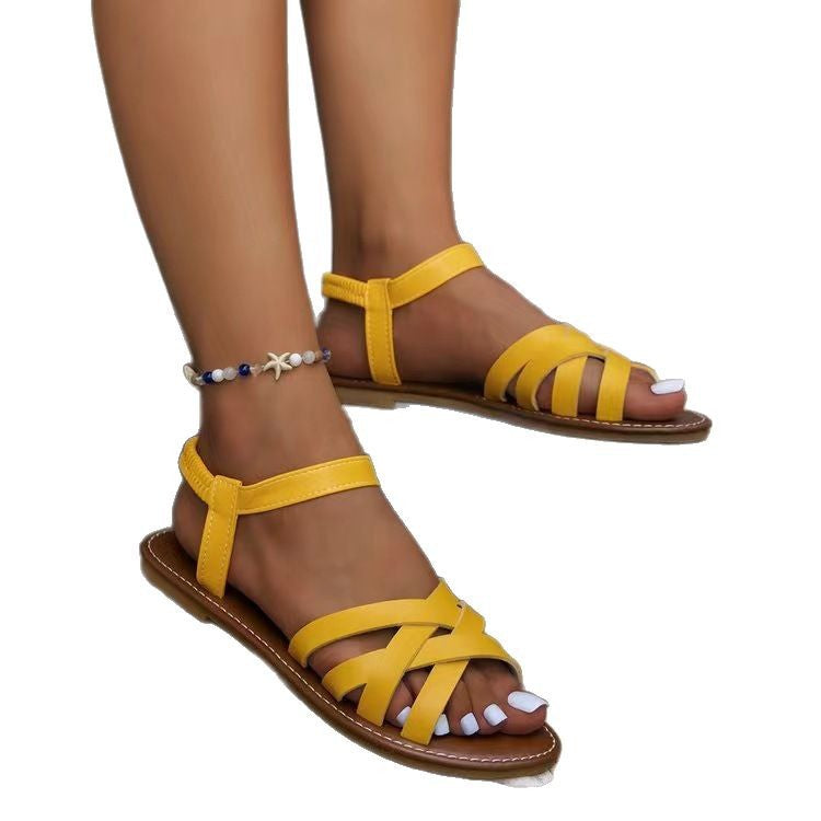 Sandales à lanières confortables pour dames avec semelle flexible Chic und Stil