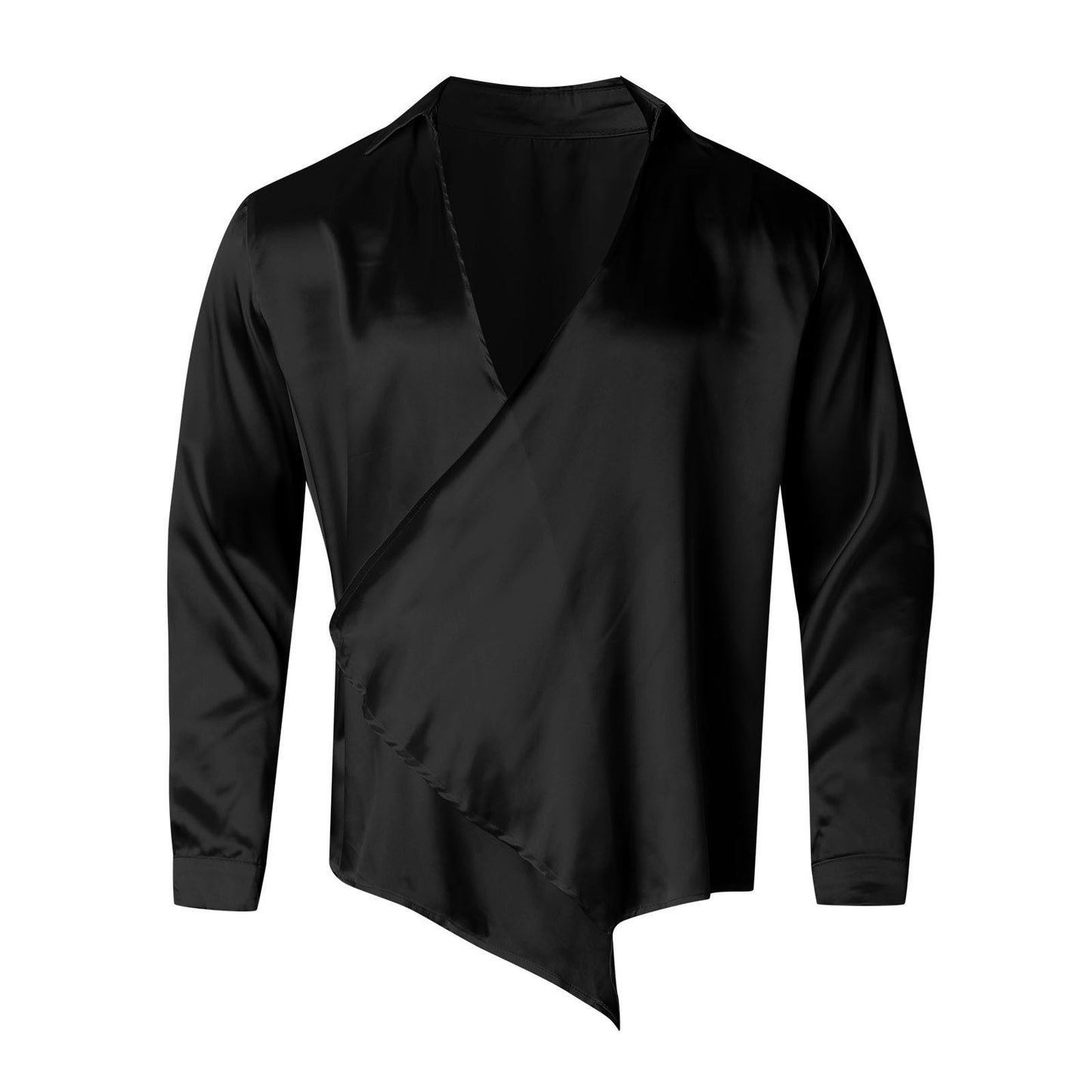 Dames blouse en satin à enrouler Chic und Stil