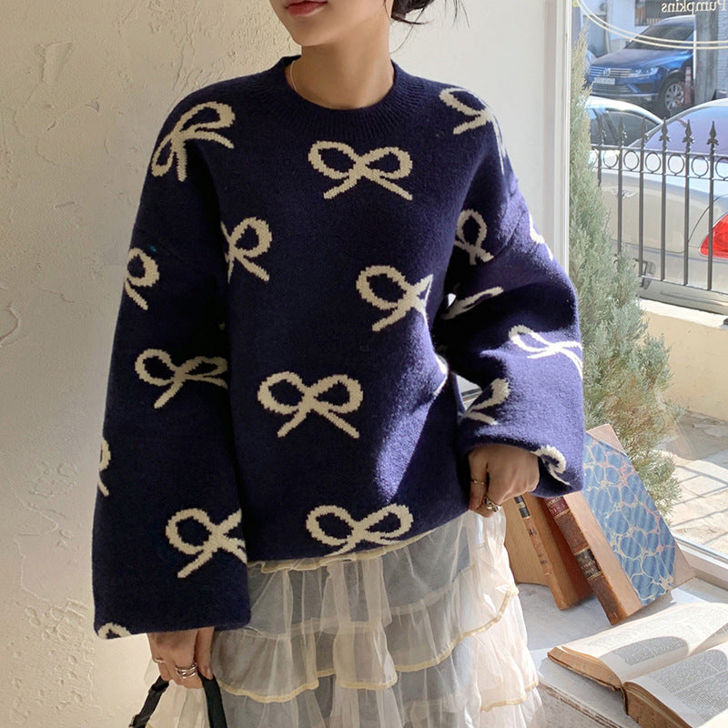 Pull à motifs pour femmes coupe décontractée Chic und Stil