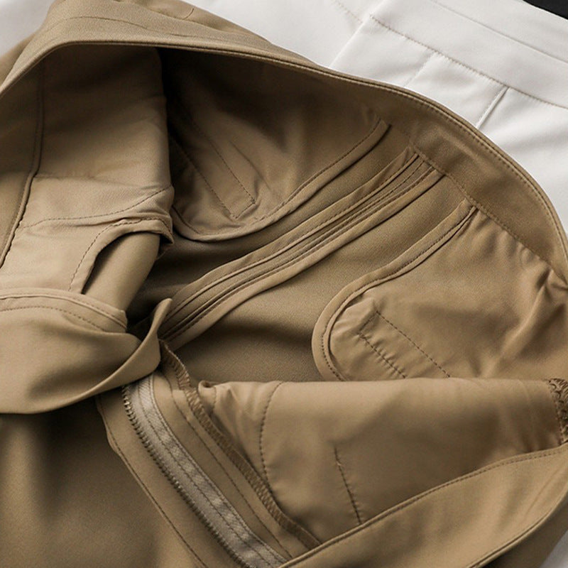 Pantalons ajustés taille haute pour femmes avec détails de poches Chic und Stil