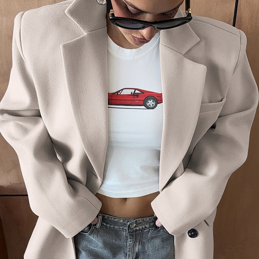 Blazer mode oversized pour femmes Chic und Stil