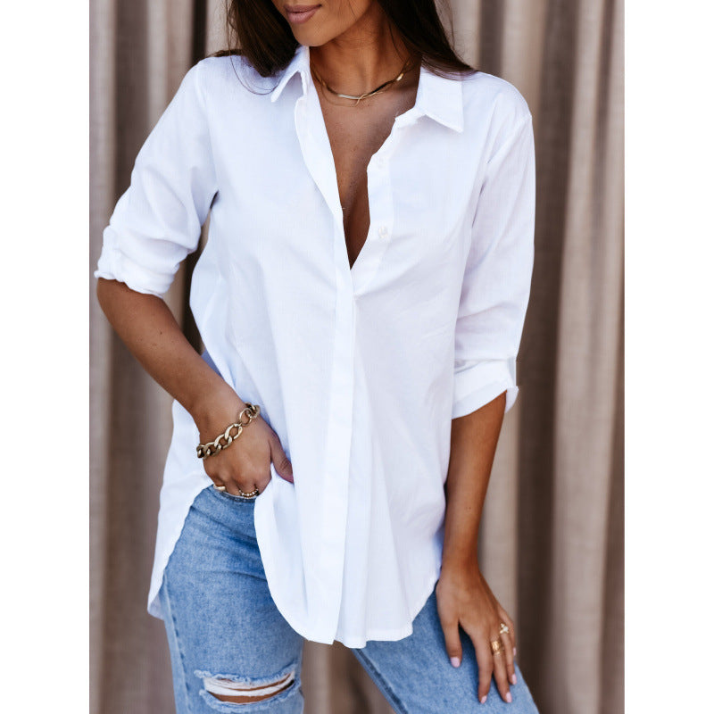 Chemise à boutons décontractée pour femmes Chic und Stil