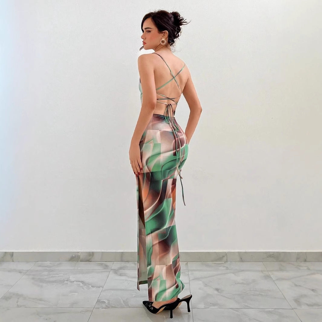 Robe Maxi Slip Femme Chic und Stil