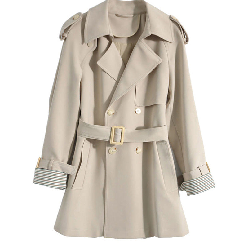 Manteau de pluie utilitaire à double boutonnage pour femmes Chic und Stil 1750846455