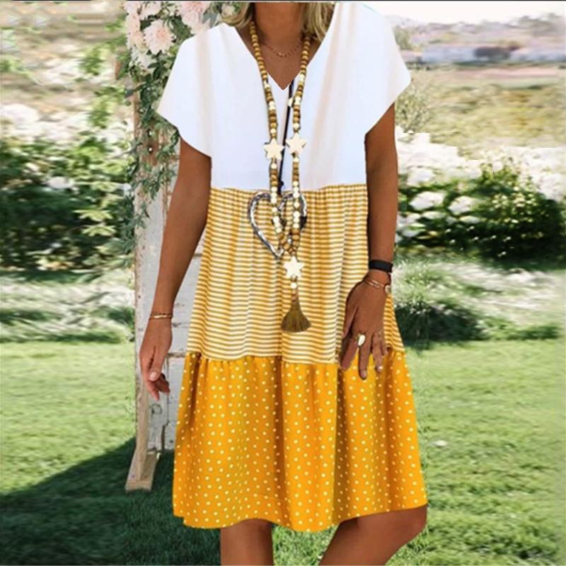 Robe maxi d'été décontractée pour femmes Chic und Stil