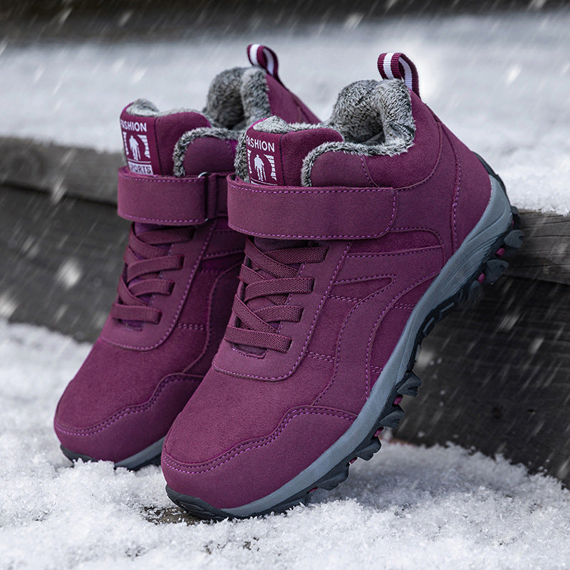 Chaussures de randonnée isolées pour femmes avec semelle antidérapante et solution de velcro pratique Chic und Stil