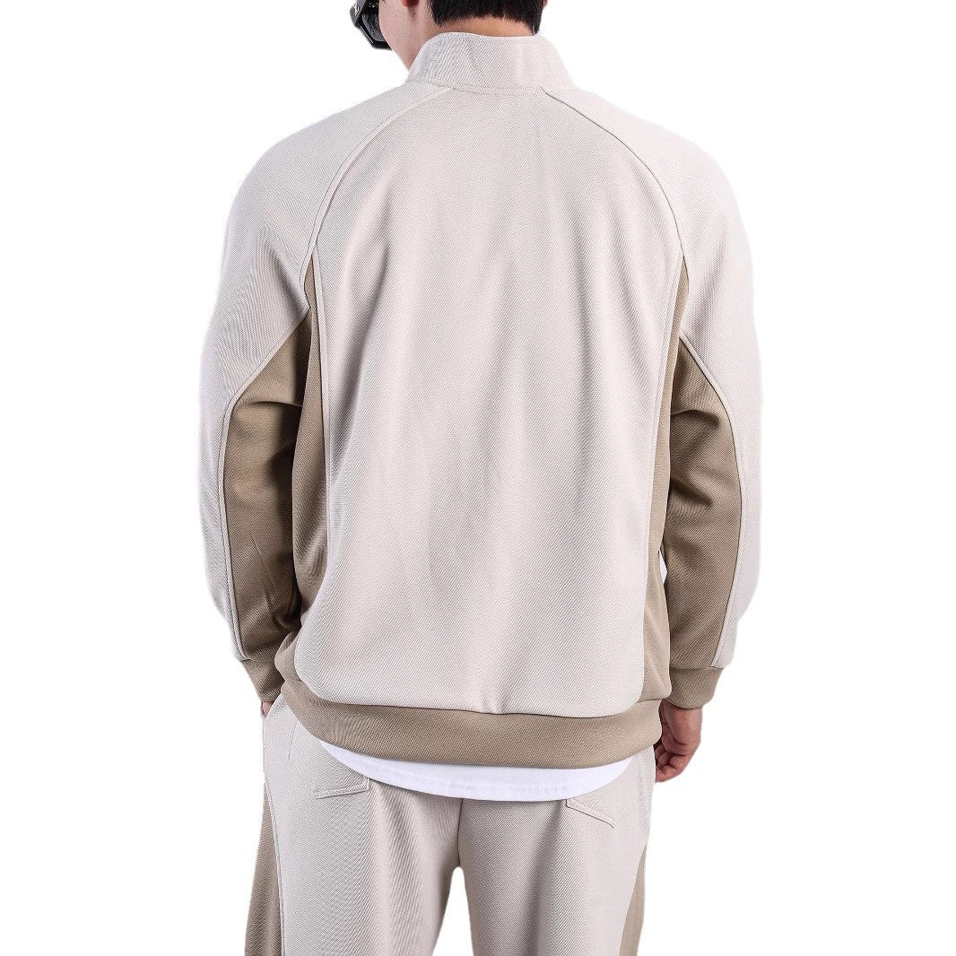 Functional pull for men with half-zip and breathable inserts Chic und Stil