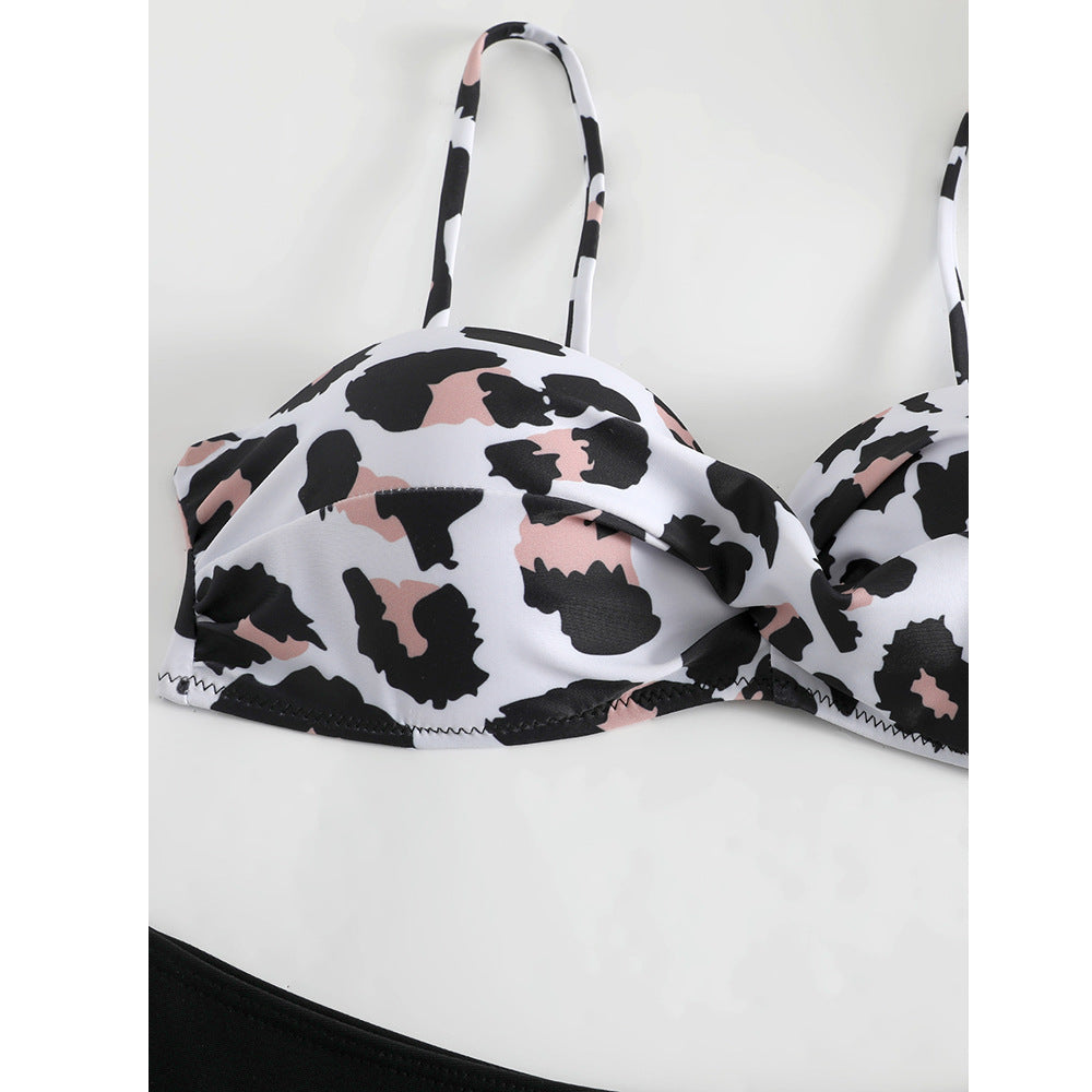 Bikini haut pour femme avec coupe intéressante et bas taille haute Chic und Stil