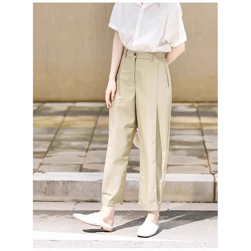 Pantalons amples taille haute pour femmes Chic und Stil
