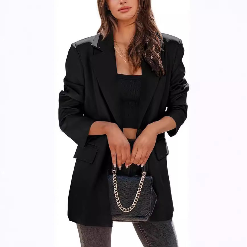 Blazer oversize pour femmes à coupe généreuse Chic und Stil
