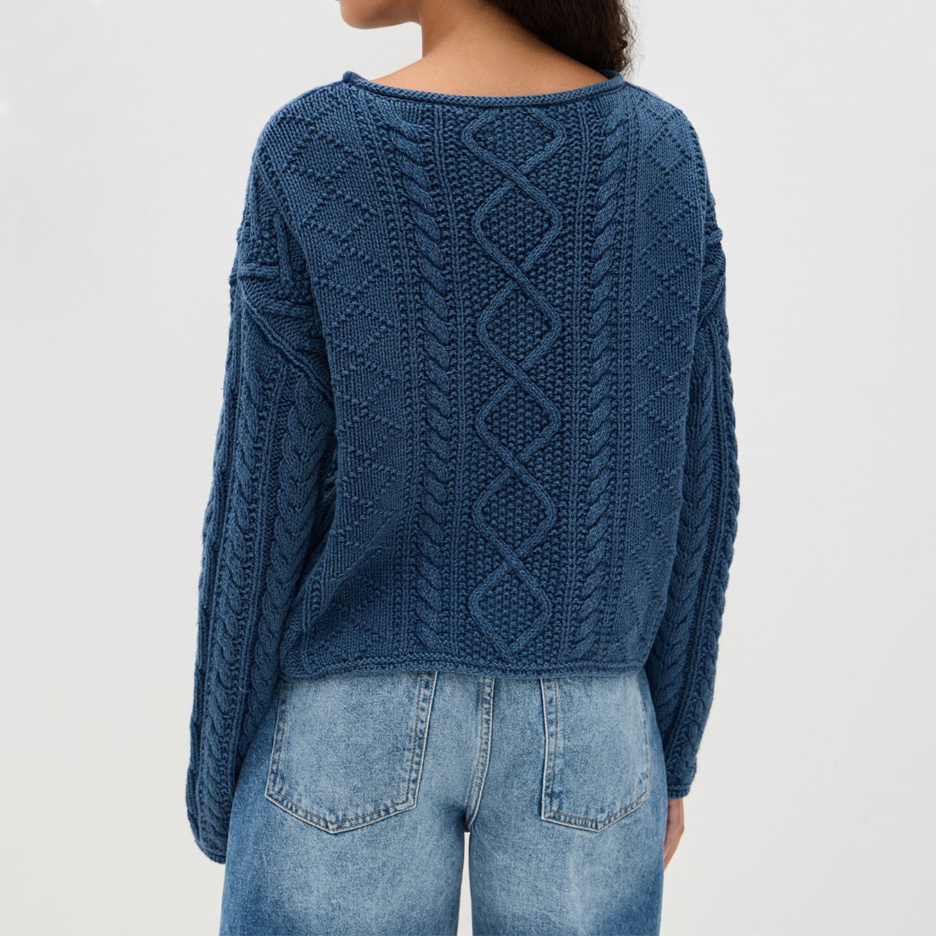 Pull en tricot pour femmes avec design drapeau américain Chic und Stil