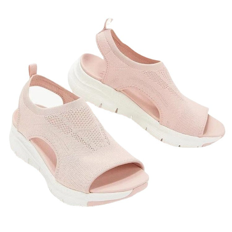 Sandales de loisirs pour femmes respirantes avec surface en mesh innovante Chic und Stil