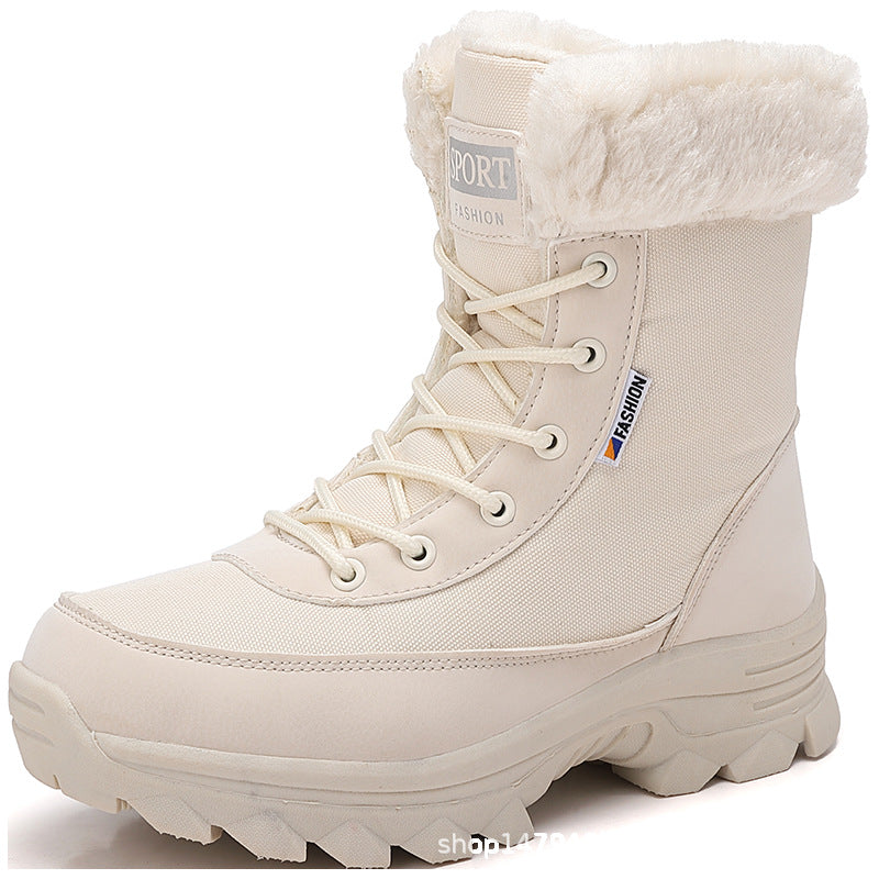 Bottes d'hiver thermo pour femmes avec doublure isolante et semelle antidérapante Chic und Stil