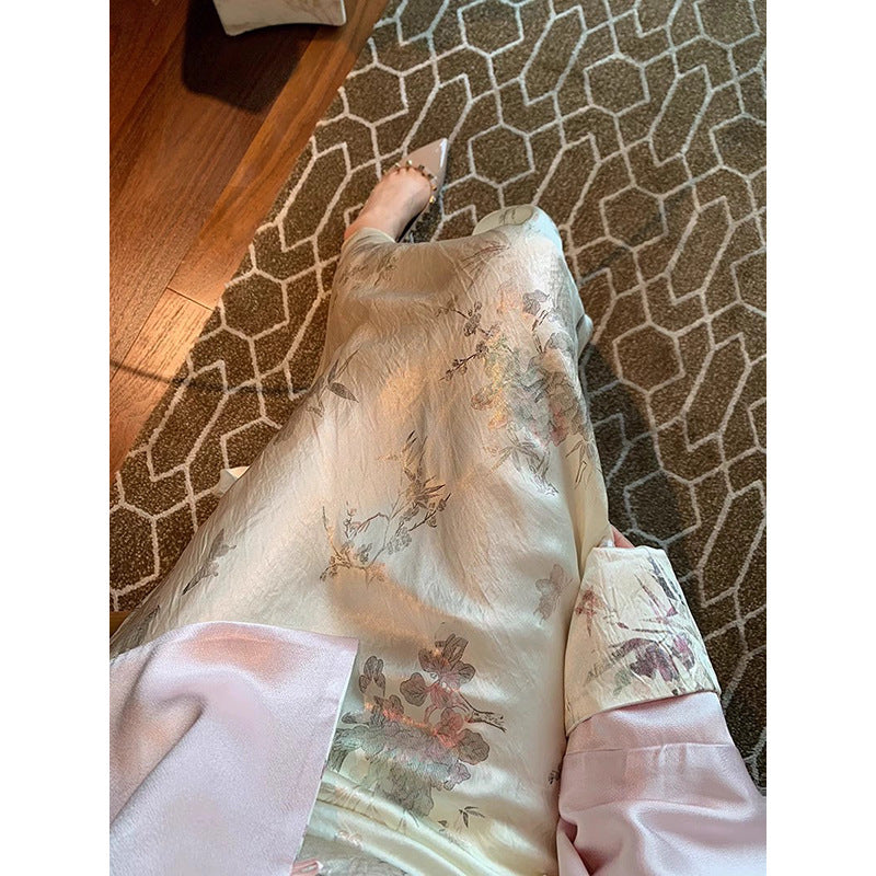 Robe Maxi Imprimé Floral Élégante pour Femmes Chic und Stil