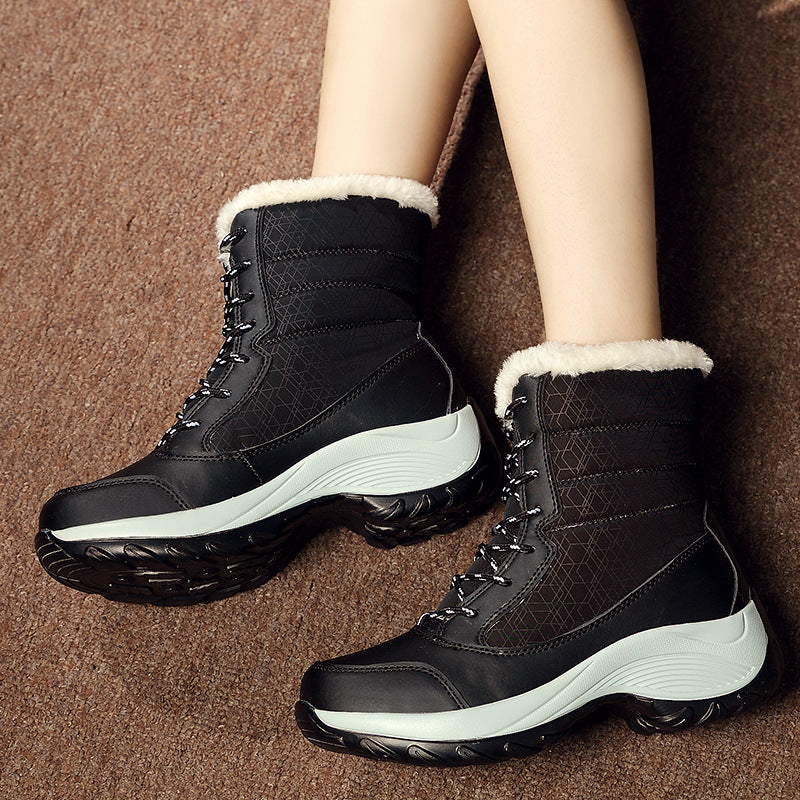 Bottes d'hiver chaudes pour femmes avec doublure en polaire et semelle antidérapante Chic und Stil