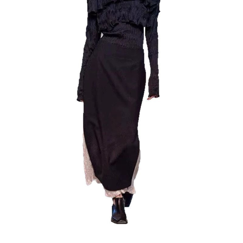 Jupe longue fendue chic pour femmes Chic und Stil