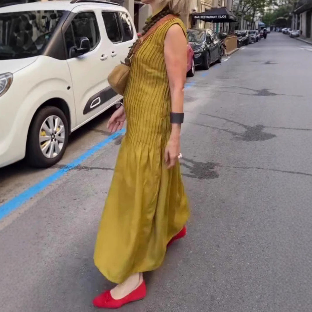 Robe polo maxi pour femmes avec coupe décontractée et texture structurée Chic und Stil