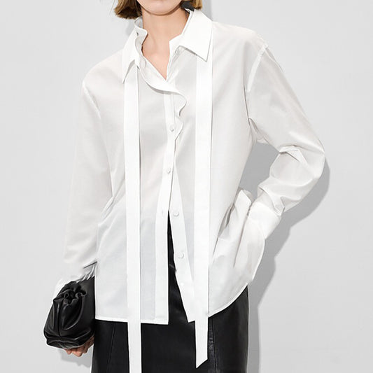 Chemise élégante à volants pour femmes Chic und Stil