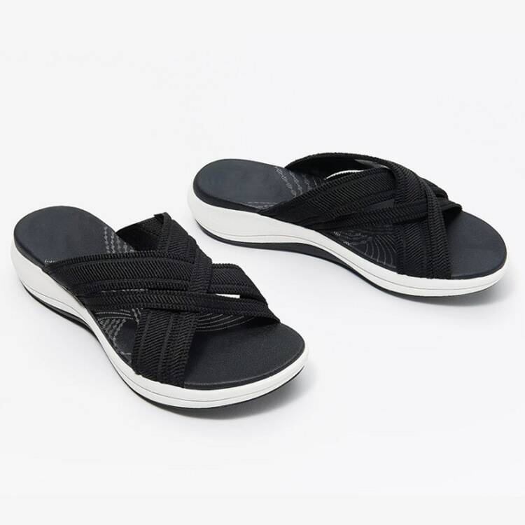 Sandales confort pour femmes avec semelle ergonomique et sangles réglables Chic und Stil