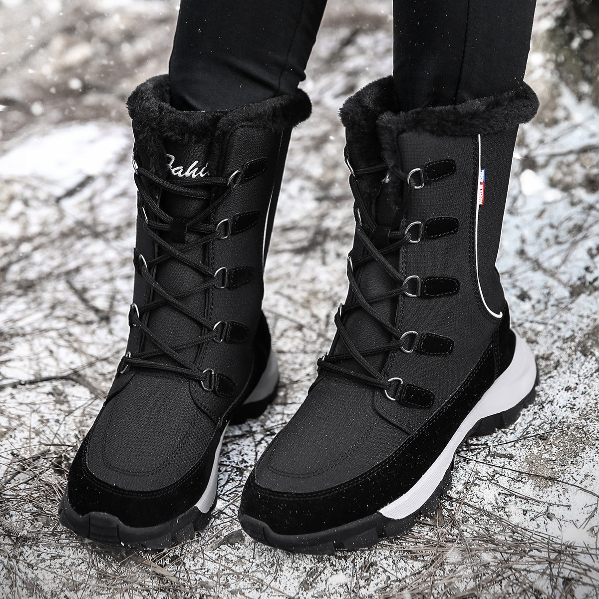Bottes d'hiver isolées pour femmes avec semelle antidérapante et doublure intérieure douce Chic und Stil